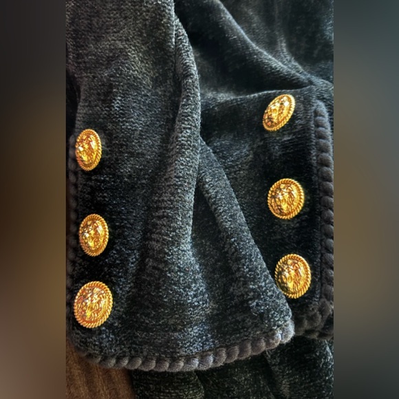 St. John Sport Black Teddy blazer Size 10Jacket - Picture 7 of 11